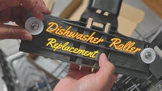 How to break down and Install Replacement Dishwasher Roller