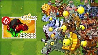 PvZ 2 Every Random Premium Plants LEVEL 2222222 Power-Up vs Final Boss Fight! #2