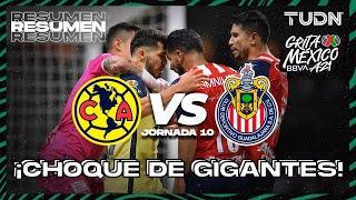 Resumen | América vs Chivas | Grita México BBVA AP2021 J10 | TUDN