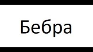 Я УЗНАЛ ЧТО ЗНАЧИТ БЕБРА