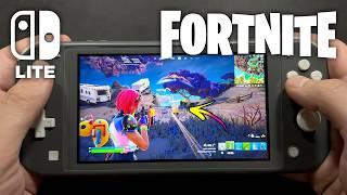 Fortnite on Nintendo Switch Lite #701