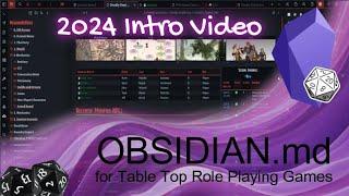 Obsidian - 2024 Intro for TTRPG and Worldbuilders