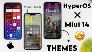 Xiaomi HyperOS New Support Themes  | Dynamic Island & Customized Settings With Animation 