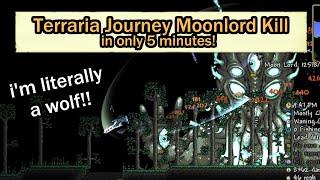 The Terraria Moonlord Speedrun is ONLY 5 MINUTES? (Random Seed, Journey Mode)