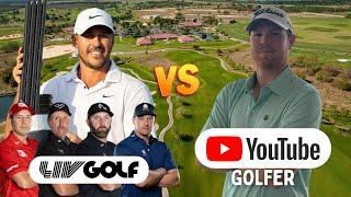 YouTube Golfer Vs LIV Golfers... Who Can We Beat?