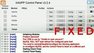 "Port 3306 in Use" XAMPP Error Fixed! - MySQL