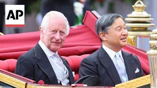 King Charles III welcomes Emperor Naruhito of Japan to UK on state visit