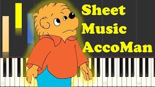 The Berenstain Bears Theme Song Piano Sheet Music