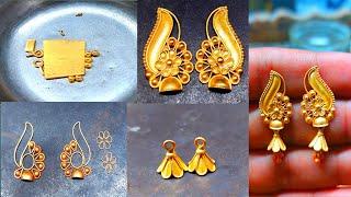 How To Make A 3Ana  Earring  Desing ।Simple Earring Callecation, AK Gold Maker।।