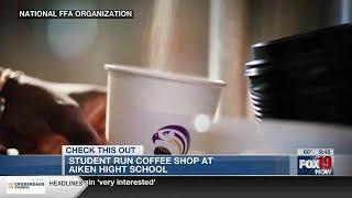 Aiken High school Student Run Coffee Business