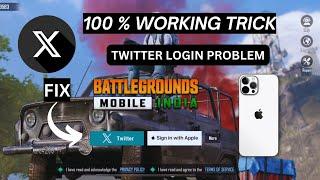 BGMI Twitter Login Problem In Iphone Solved In Just One Minute...