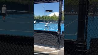 Hayden Jones & Cooper Errey Practice Australian Open Juniors 2023 Court Level (4K 60FPS)