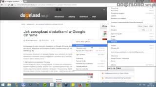 Jak zarządzać dodatkami w Google Chrome