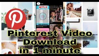 Pinterest Video Download Android | How to download pinterest video & GIF in mobile gallery 2021