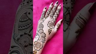 Full hand Arabic mehndi design_back hand mehndi design_Arabic mehandi design