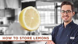 The Best Way to Store Your Lemons