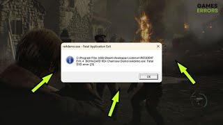 Fix Resident Evil 4 Remake Fatal D3D Error