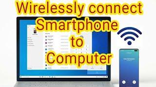 How to connect your smartphone with computer without using data cable? Using same WIFI Network.