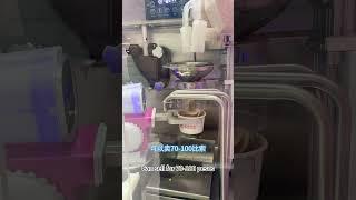 Soft ice cream from a robot? #icecream #robot #roboicecream