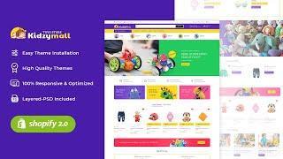 KidzyMall - Mega Kids Toys Store - Shopify Responsive Theme - TemplateTrip