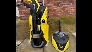 Karcher K7 Premium Pressure Washer Cleaning A Patio