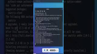 Matrix Type Hacker Animation in Linux Terminal | Gateway Solutions #shorts