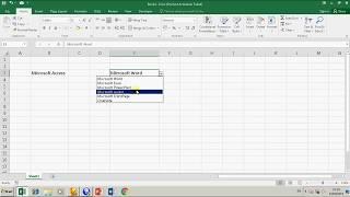 Cara Membuat ComboBox di Excel