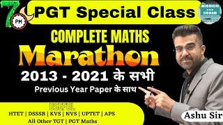 KVS PGT Maths marathon Class 2023