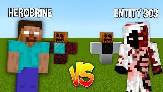 Who will win if HEROBRINE And ENTITY 303 Fight?