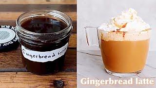 Deliciously Festive: Homemade Gingerbread Coffee and Syrup Recipe!