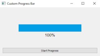 PyQt5 Progress Bar Demo with Start and Stop Buttons