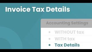 Odoo Apps - Invoice Tax Details | Odoo 15