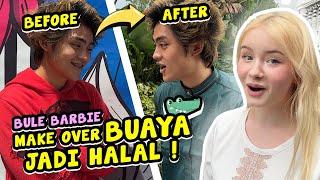 BULE BARBIE BIKIN BUAYA INDONESIA JADI HALAL??MASUK KE DALAM MASJID PULA