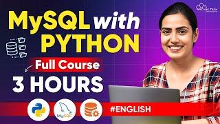 MySQL Python Full Course for Beginners in English | Learn MySQL with Practical in 3 Hours