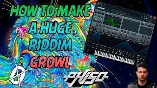 HOW TO MAKE A HUGE RIDDIM BASS!!! (Phiso, Ponicz, P0gman) | FREE PRESET