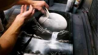 Tutorial - Black and White Nature Spacepainting