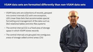 Lecture 14: VSAM   Virtual Storage Access Method (6 mins 39 secs)