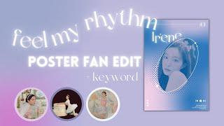 Irene Fan Art Poster Aesthetic Easy Edits- Feel My Rhythm Red Velvet Comeback 2022  Canva + Keyword
