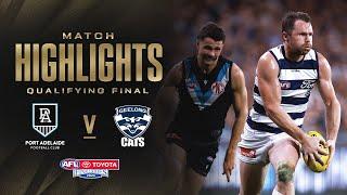 Port Adelaide v Geelong Cats Highlights | Qualifying Final, 2024 | AFL