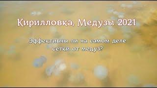 КИРИЛЛОВКА, медузы 2021: противомедузные сетки в действии - есть ли эффект?