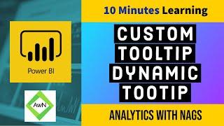 Power BI Tutorial (14/50) - How to Create Custom Tooltip or Dynamic Tootip