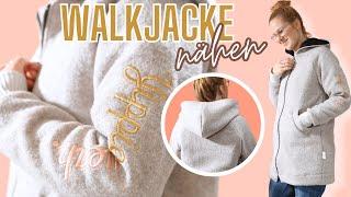 Walkjacke selber nähen// Schritt für Schritte Anleitung für deinen PERFEKTEN Winterlook️