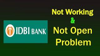 How to Fix IDBI Bank App Not Working Issue in Android & Ios - IDBI Bank Not Open Problem