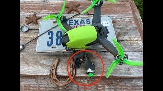 DJI FPV drone Crash on Manual Mode + Turtle mode - FPV Drones Texas
