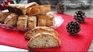 Cantucci alle mandore e nocciole , senza glutine e senza lattosio