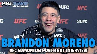 Brandon Moreno Felt 'On Fire' in Win Over Amir Albazi, Ready for Title Shot | UFC Edmonton