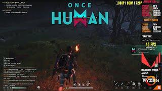 Once Human | Ryzen 5 3400G | Graficos Vega 11 | 16GB Dual 3200 MHz