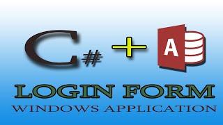 C# Login Form With Access Database Tagalog