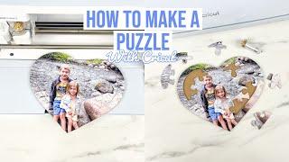 HOW TO MAKE A PUZZLE WITH CRICUT MAKER | VALENTINE'S DAY GIFT IDEA