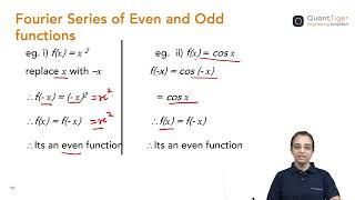 Even and Odd Function 1 | Fourier Series